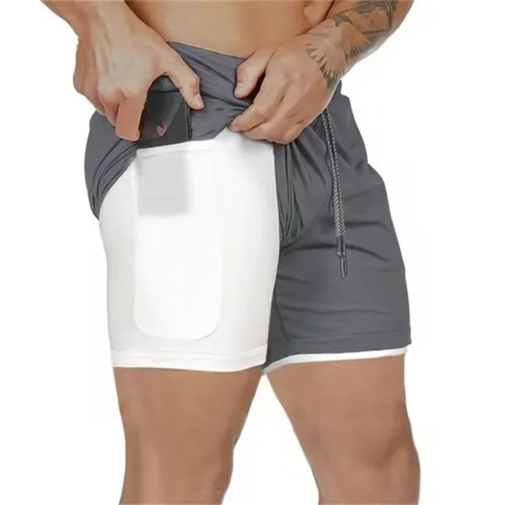 Athletic Men's Shorts for Running and Fitness
