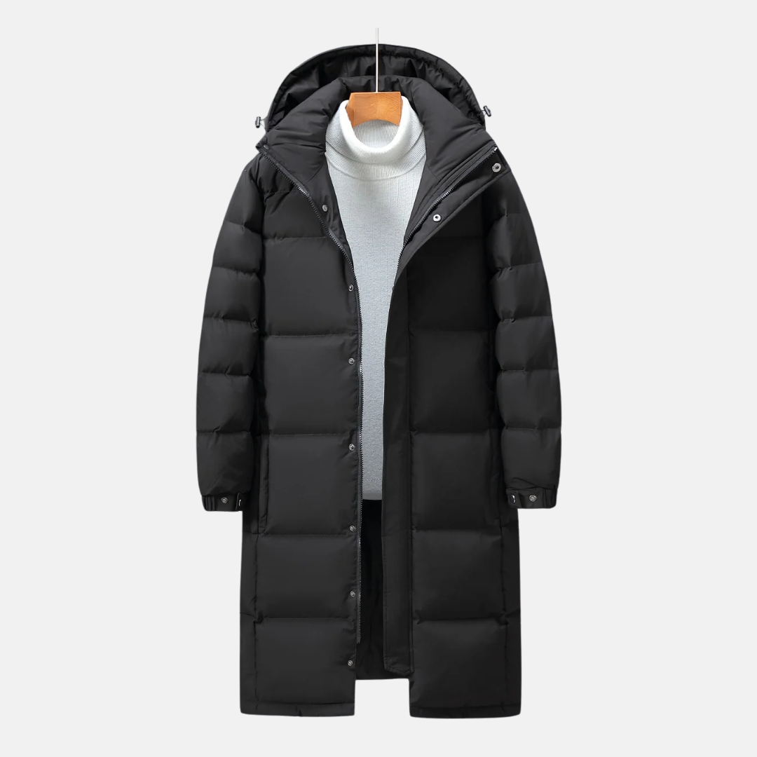 Warm Quilted Puffer Parka Coat