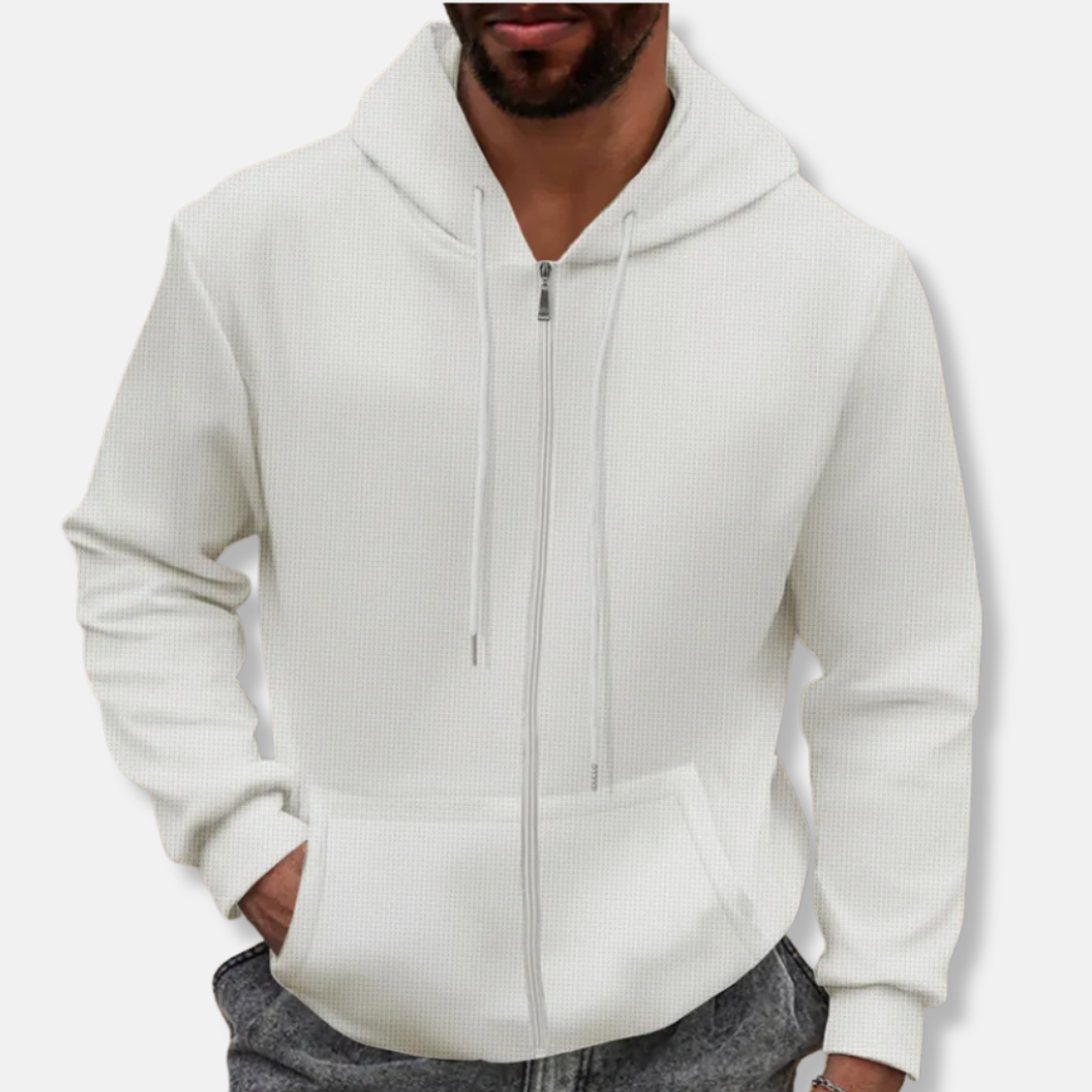 Comfortable Fleece Zip Up Hoodie