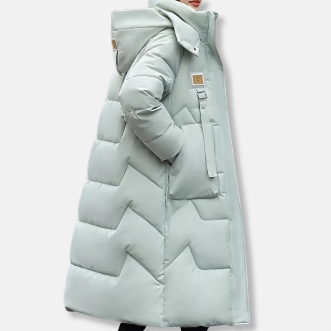 Warm Red Parka Jacket