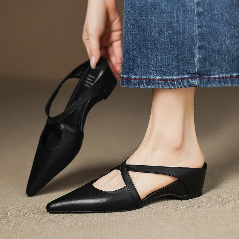 Elegant Pointed-Toe Slip-On Flats