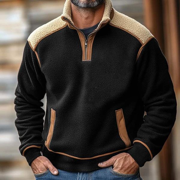 Soft Fleece Half Zip Sweater