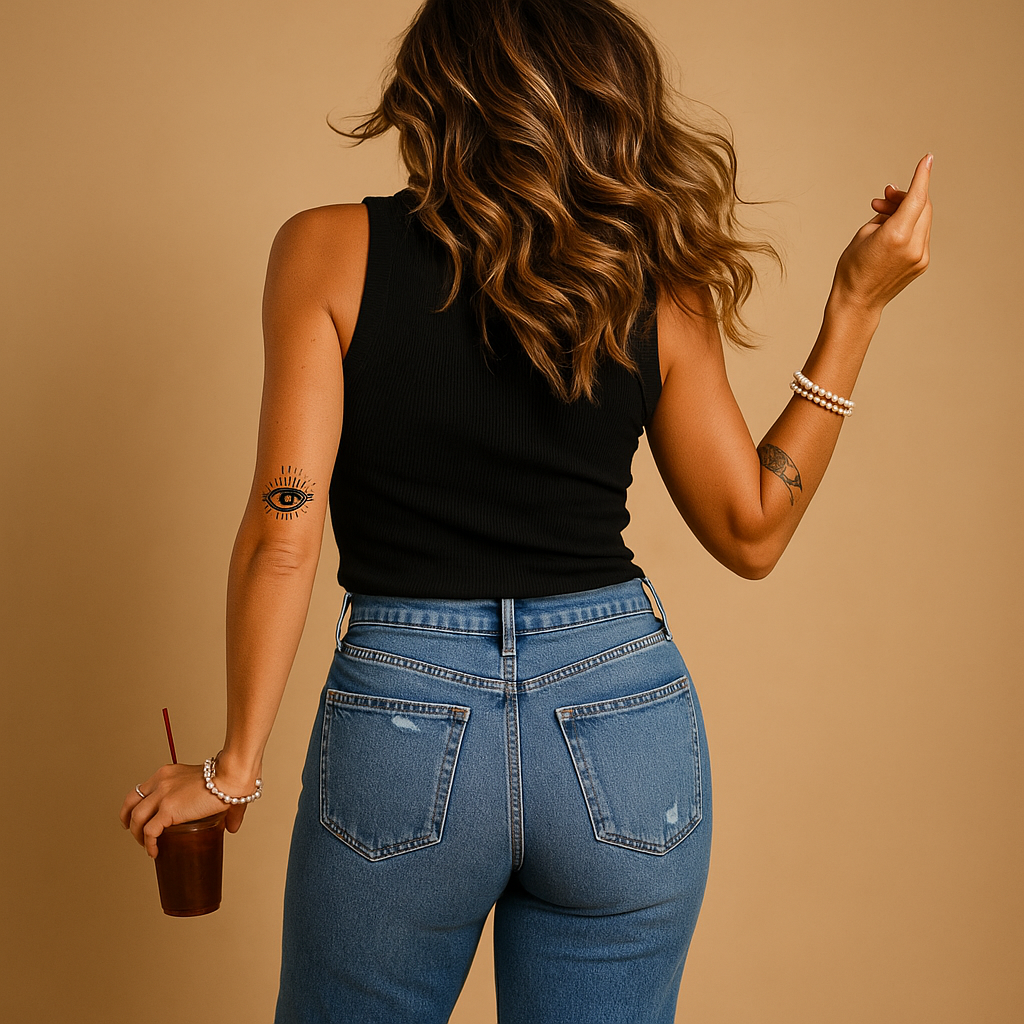 Airy U-neck tank top for women with a slim comfortable fit, suitable for summer days, casual outfits, and warm-weather outings.