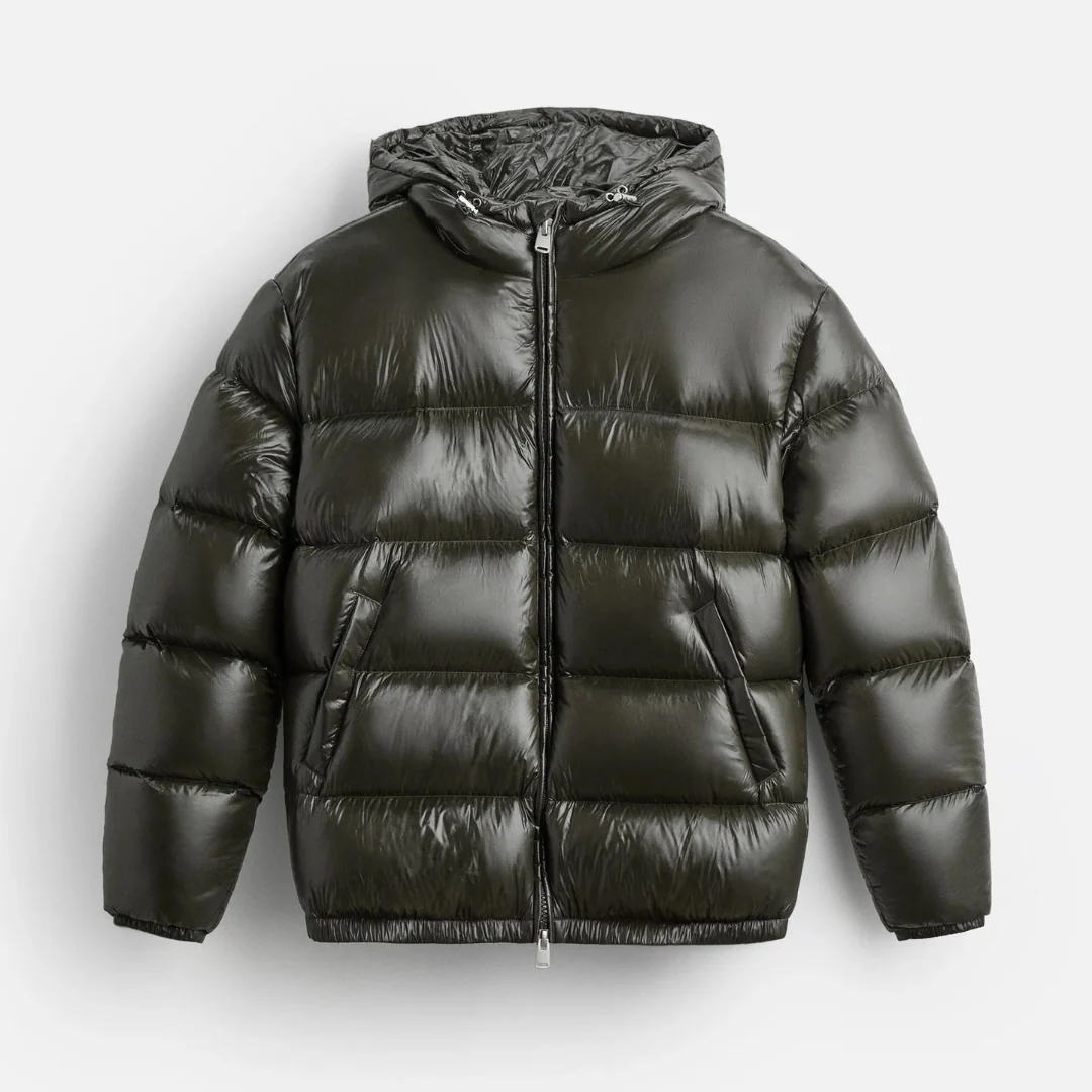 Big Quilted Down Filled Parka Jacket