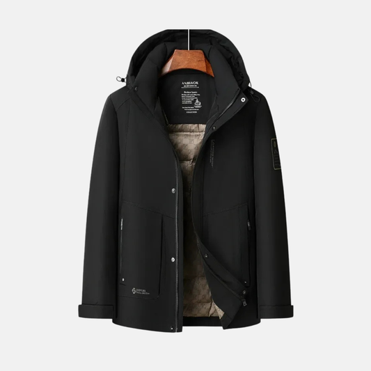 Warm Padded Hooded Down Coat - Nocini