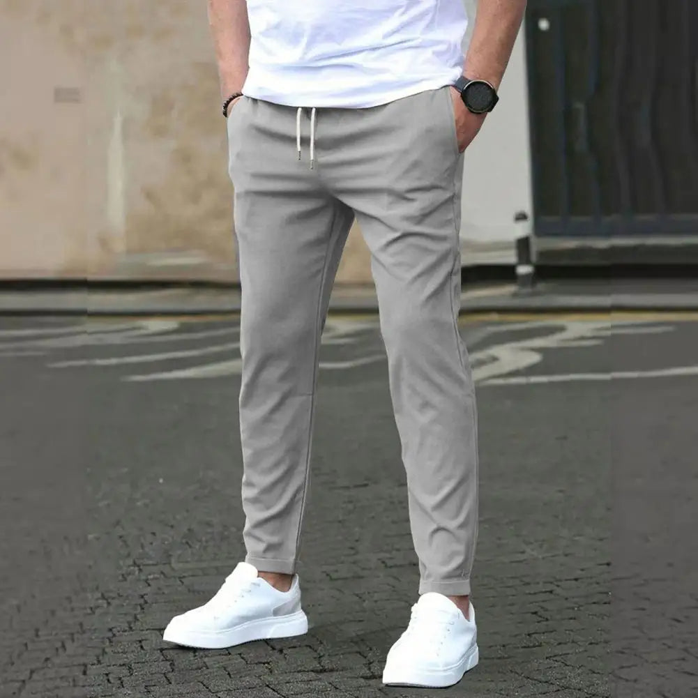 Athletic Fit Jogger Pants with Pockets - Olytrend