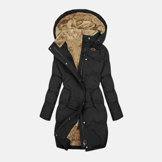 Warm Fleece Puffer Parka Coat - Nocini