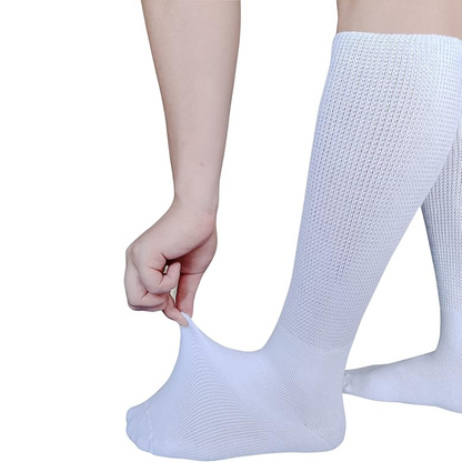 2 Pairs of Comfort Extra Wide Lymphedema & Diabetic Socks - Max-Nora Luxe