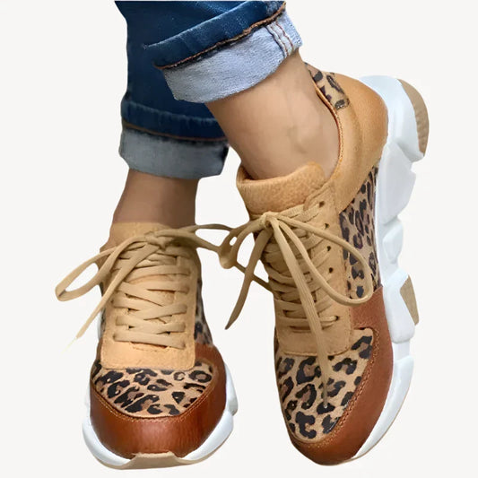 Fashionable Women's Lace Up Sneakers - Nocini
