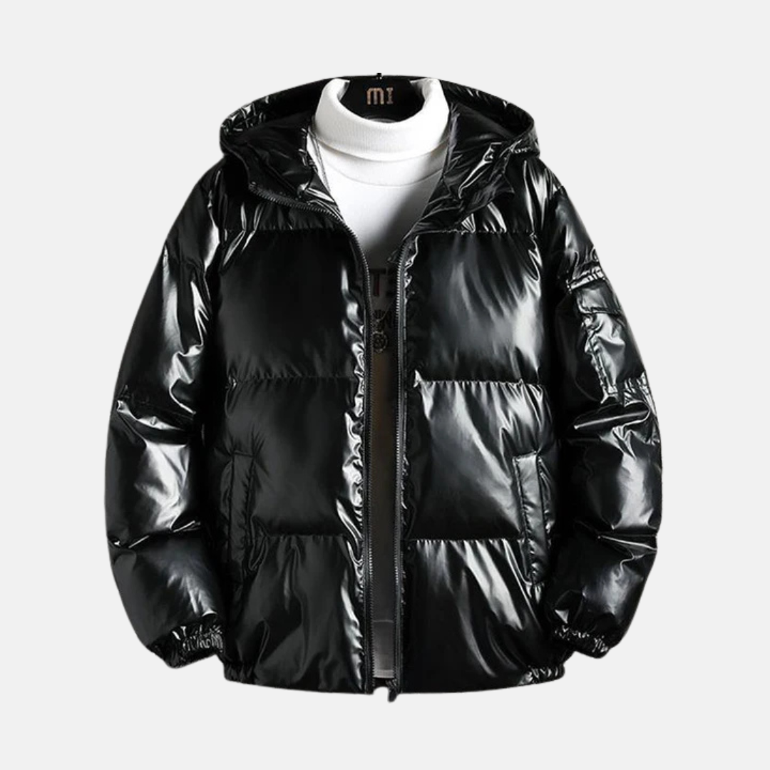 Big Fleece Hooded Puffer Coat