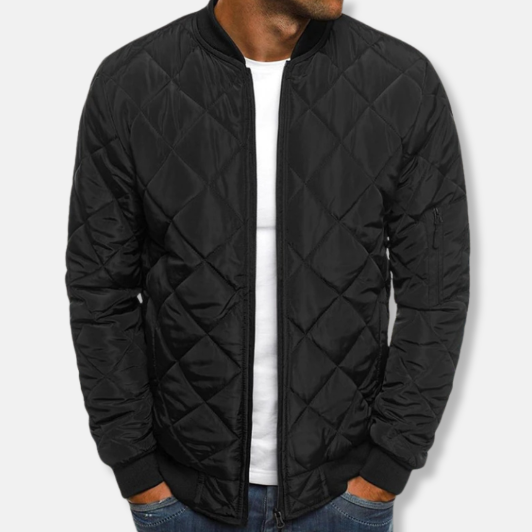 Classic Quilted bomber jacket