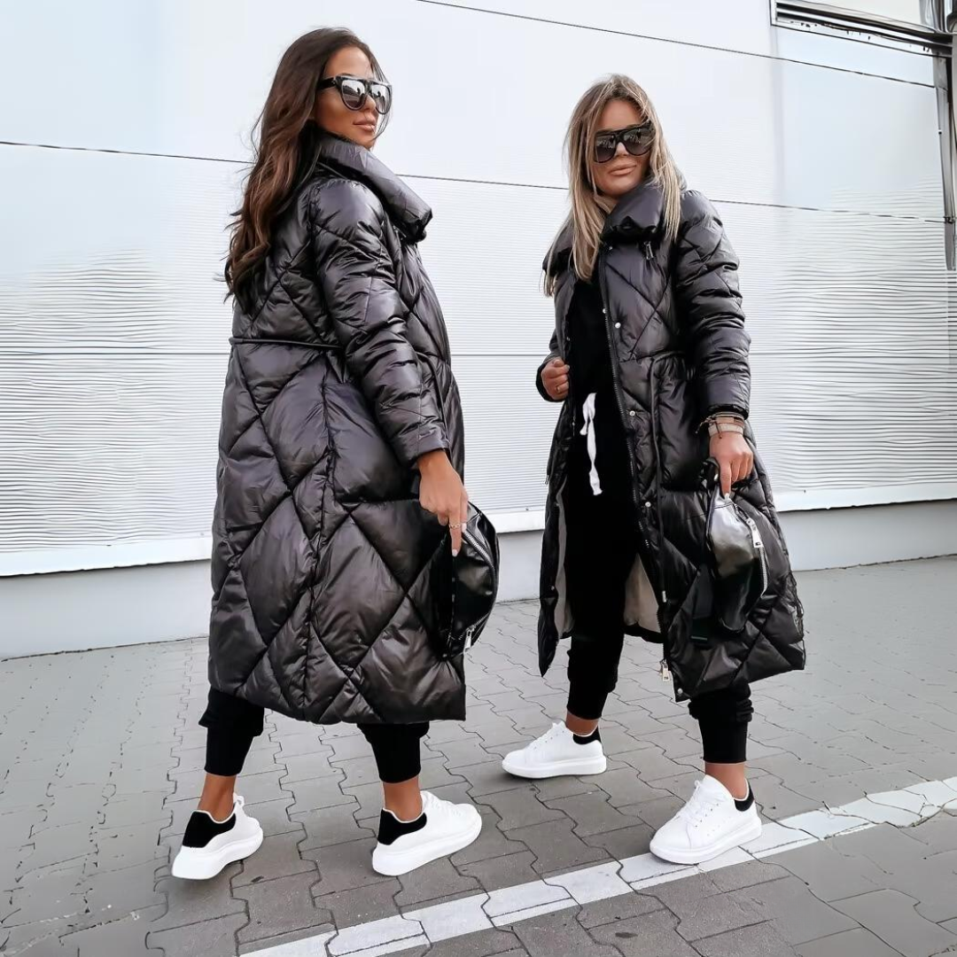 Luxurious Faux Fur Parka Coat