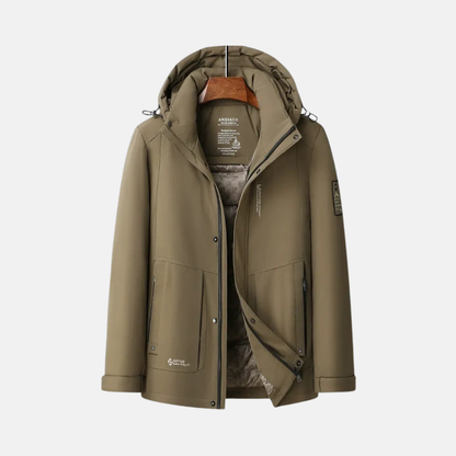 Warm Padded Hooded Down Coat