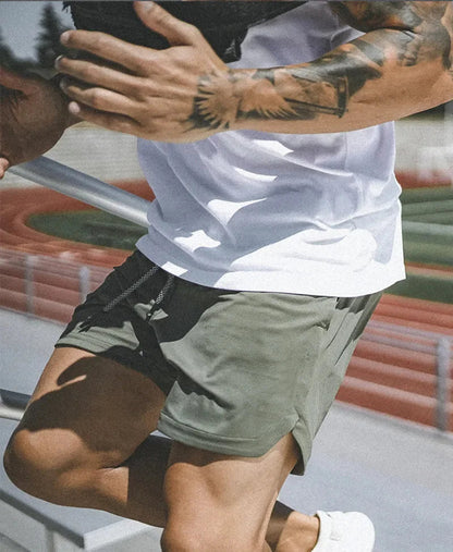 Athletic Men's Shorts for Running and Fitness