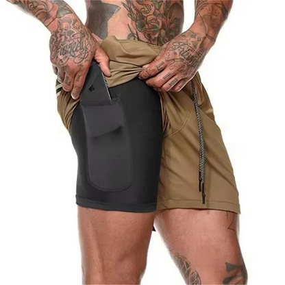 Athletic Men's Shorts for Running and Fitness