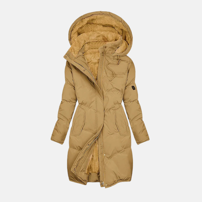 Warm Fleece Puffer Parka Coat