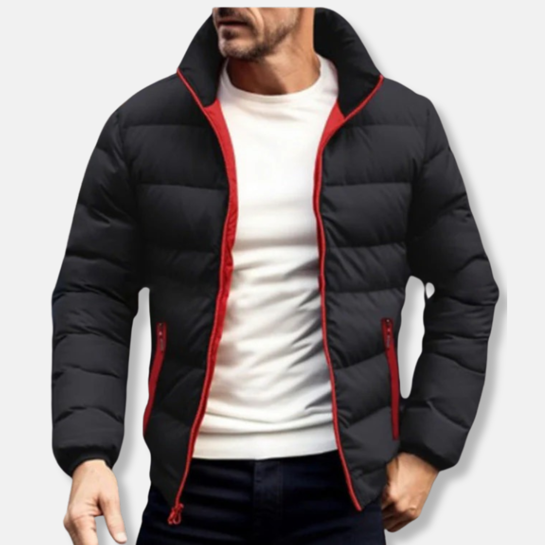 Warm Quilted Down Winter Coat