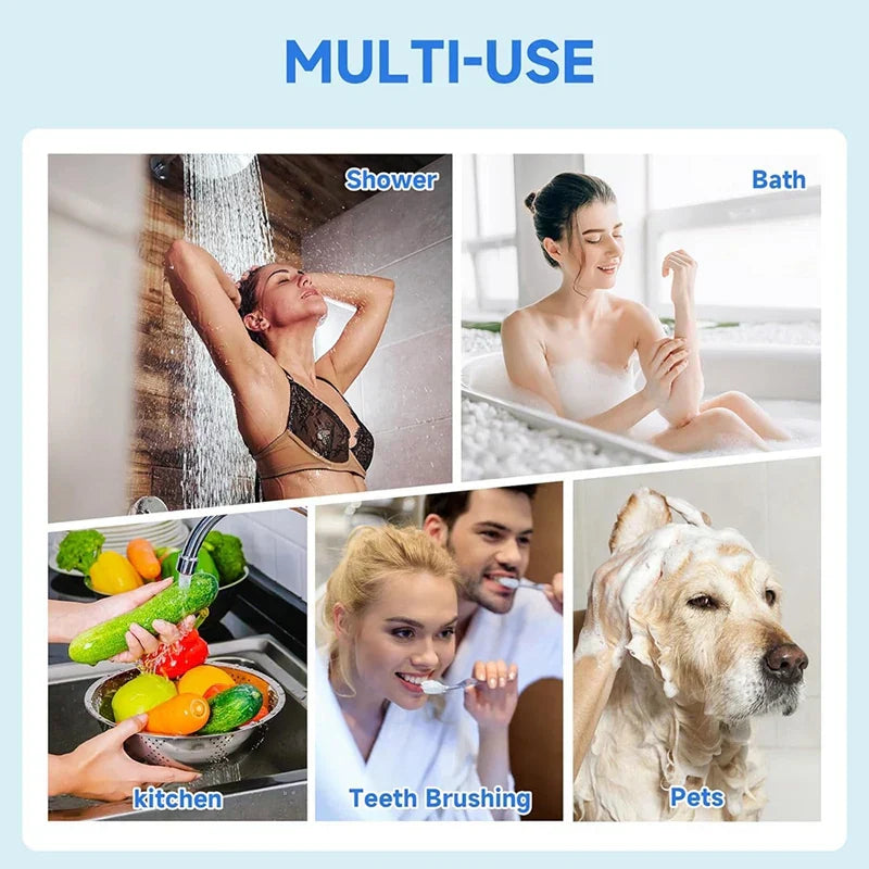 5 Shower Head Filter Refills - ClearFlow-Nora Luxe