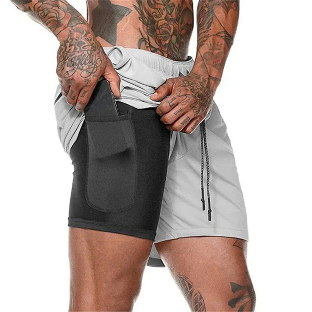 Athletic Men's Shorts for Running and Fitness
