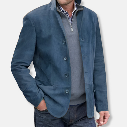 Soft Suede Mens Blazer | Classic Fit Sport Coat