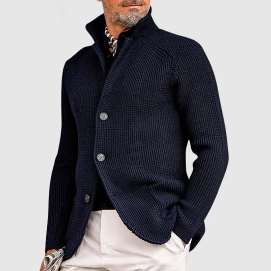 Slim Fit Open Front Cardigan Sweater - Nocini