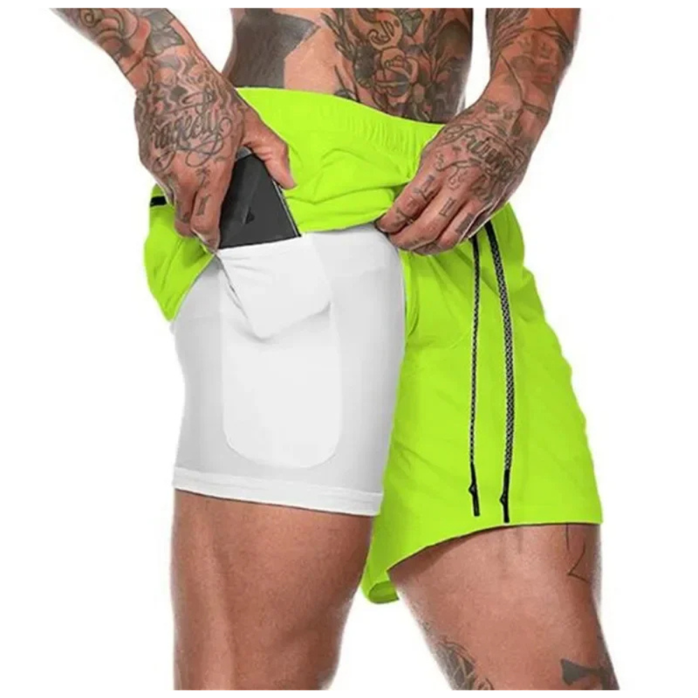 Athletic Men's Shorts for Running and Fitness