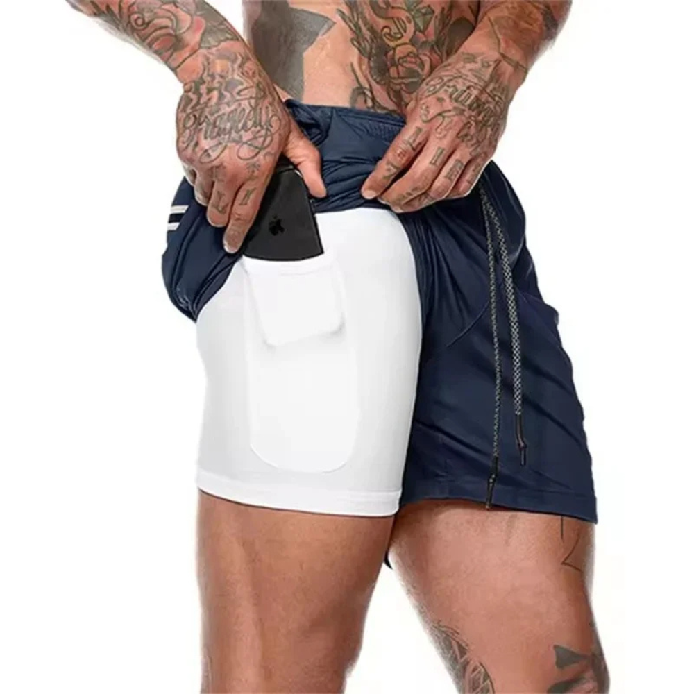Athletic Men's Shorts for Running and Fitness