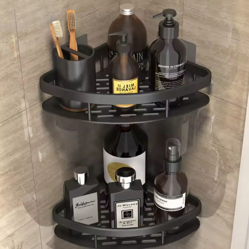 2-Tier Waterproof Bathroom Shelf - Olytrend