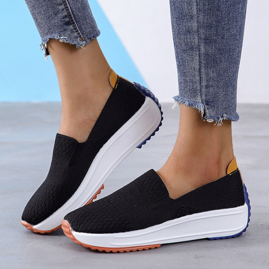 Comfortable Women's Slip On Sneakers - Soft & Airy Design - Nocini