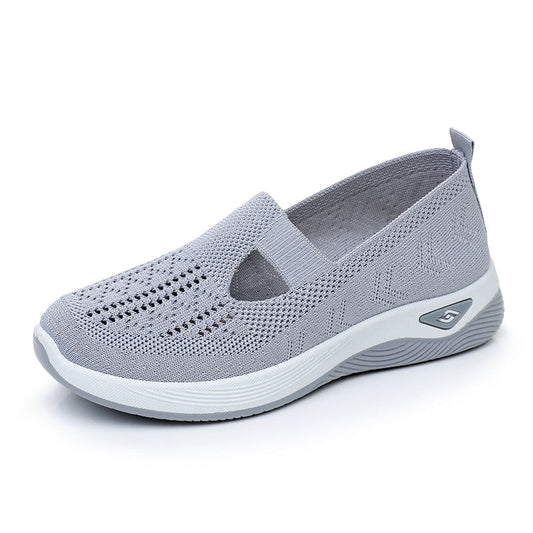 Comfortable Slip-On Sneakers for Women - Soft and Green Shoes - Nocini
