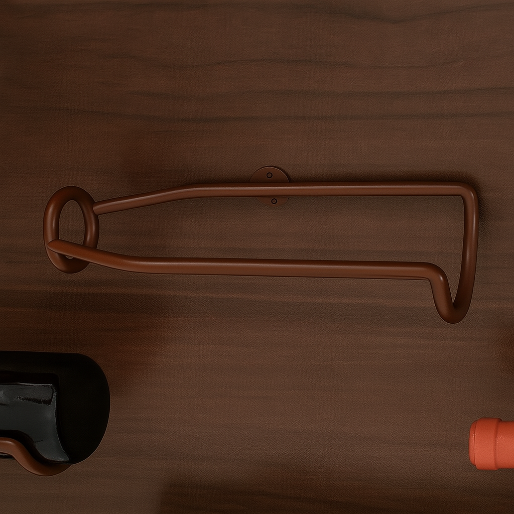 5 Piece Modern Metal Wine Bottle Holder Rack