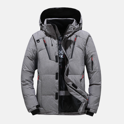 Comfortable Quilted Down Parka | Hooded Puffer Jacket