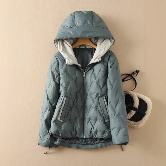 Warm Down Parka | Quilted Casual Fit Jacket - Nocini