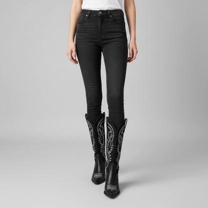 Hochwertige Cowboy-Stiefel - Emma