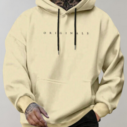 Casual Fit Graphic Hoodie with Pouch Pocket