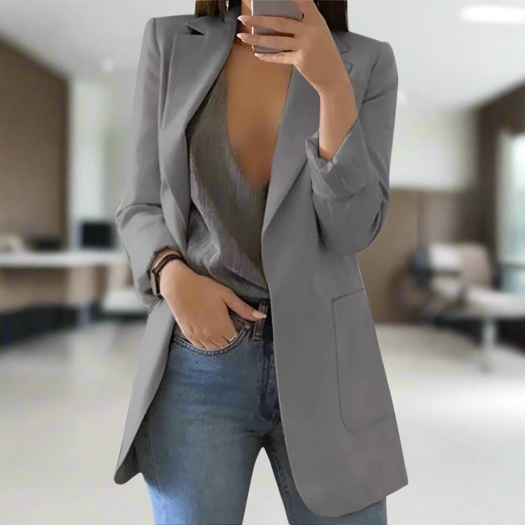 Elegant Long Fit Women's Blazer