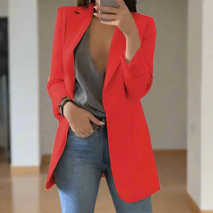 Elegant Long Fit Women's Blazer