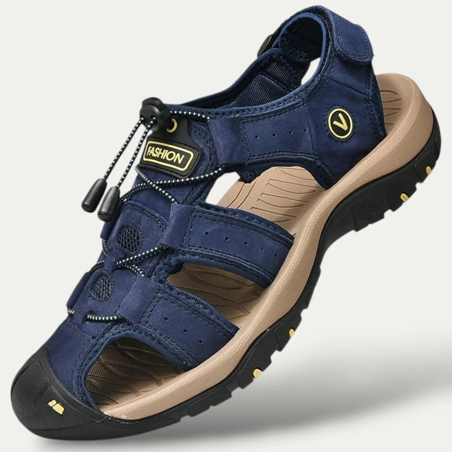 Authentic Leather Beach Sandals for Men