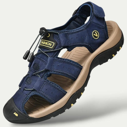 Authentic Leather Beach Sandals for Men