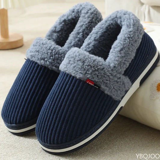 Warm Fuzzy Slippers for Men - Soft Grip Soles - Nocini