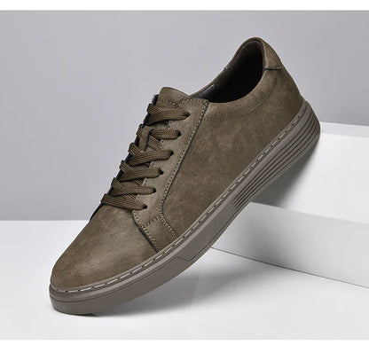 Authentic Real Leather Low Top Sneaker