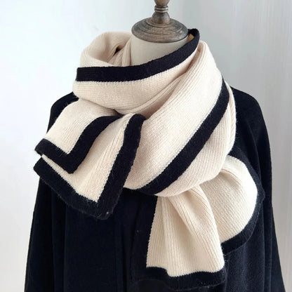 Soft Plaid Winter Scarf for Women