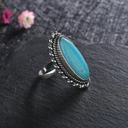 Azure Blue Stone Ring