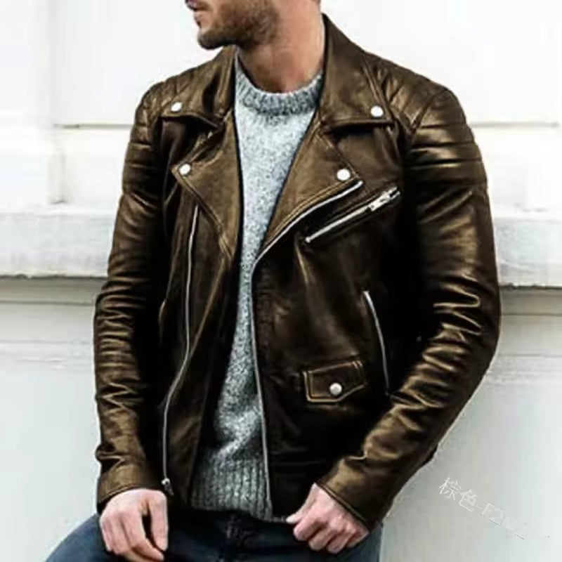 Authentic Real Leather Motorcycle Jacket
