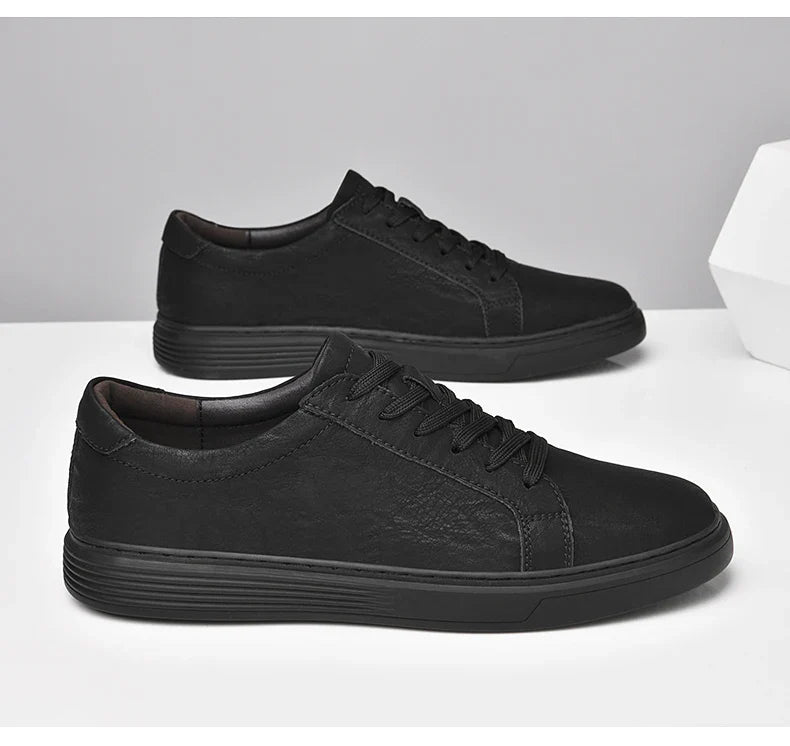 Authentic Real Leather Low Top Sneaker