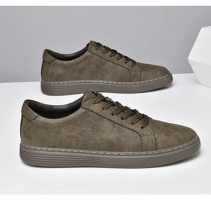 Authentic Real Leather Low Top Sneaker