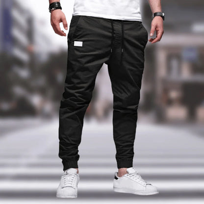 Slim Fit Jogger Pants with Side Pockets
