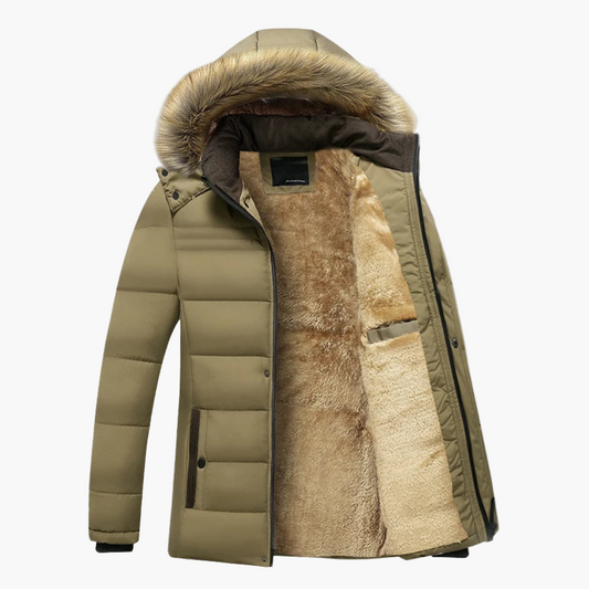 Warm Faux Fur Parka | Thick Insulated Coat - Nocini