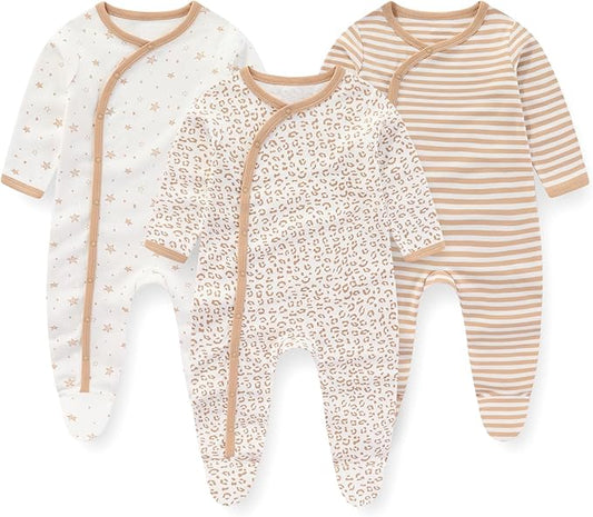 Baby Onesies 3-12 Months - 3 Pack Set - Pexav