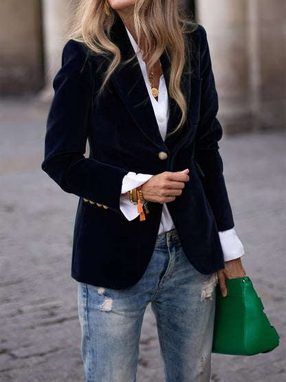 Timeless Fit Notched Lapel Blazer